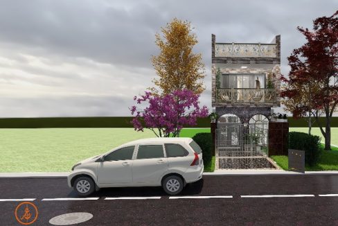 تصميم منزل 80 متر - الشارع الرئيسي - الصورة المميزة