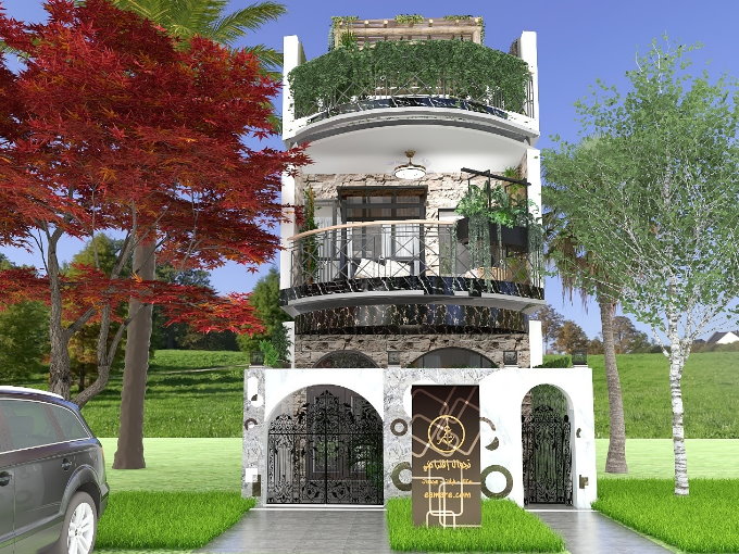 House 80 Meter Decoration Design Featured